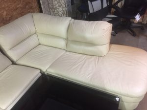 LeatherWorld レザーワールド　革張りL型ソファ (2)